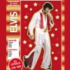 Partydrkt Elvis one size.Partydrkt Elvis innehller en skjorta, byxor, blte och scarf. Man kan kpa till Elvis peruk. Partydrkten Elvis r en maskeraddrkt fr vuxna i en storlek.