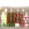 Paket aloe vera och ros: shower gel, flytande tvål, hårbalsam och aloe vera deo roll on, ekologisk Urtekram
