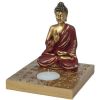 Sittande Budda för värmeljus 12cm











