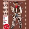 Party maskerad dräkt Cowboy one sizePartydräkt Cowboy innehåller väst, chaps, scarf och en hatt. Partydräkten Cowboy är en maskeraddräkt för vuxna i en storlek.