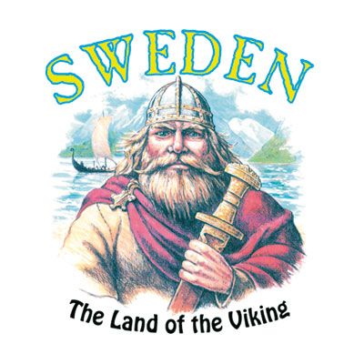 T-shirt Sweden The Land of Viking