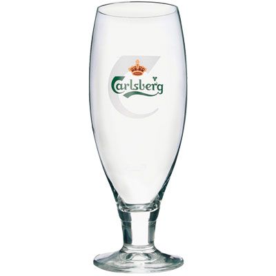 Ölglas Carlsberg  med fot 50cl
