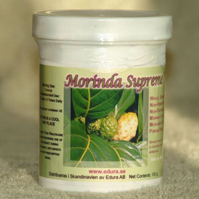Morinda Supreme, Noni, Morinda Citrifolia, pulver 100g