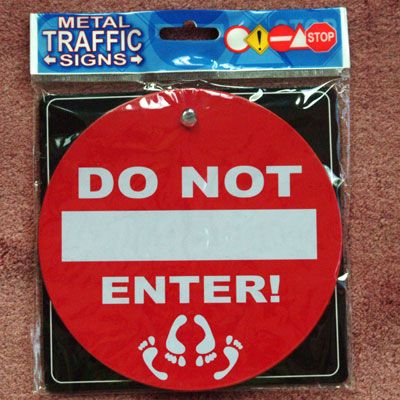 Trafficsign skylt Do not enter