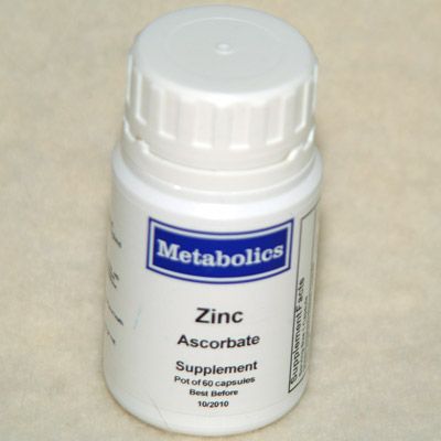 Zinc Ascorbate från Metabolics 60 tabletter