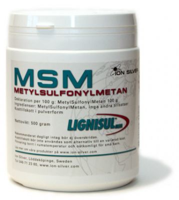 MSM för människor, organisk svavel, pulver 500 g, Lignisul