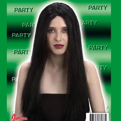 Party maskerad peruk lngt svart