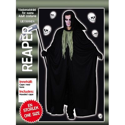 Reaper party maskerad dräkt one size