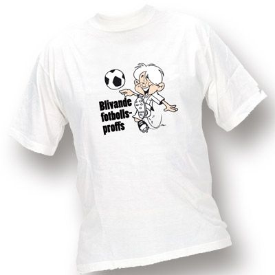 T-shirt för barn ca 1 år, blivande fotbollsproffs