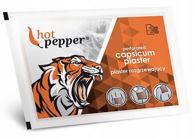 Hot pepper värmande plåster med capsicum, 18x12cm